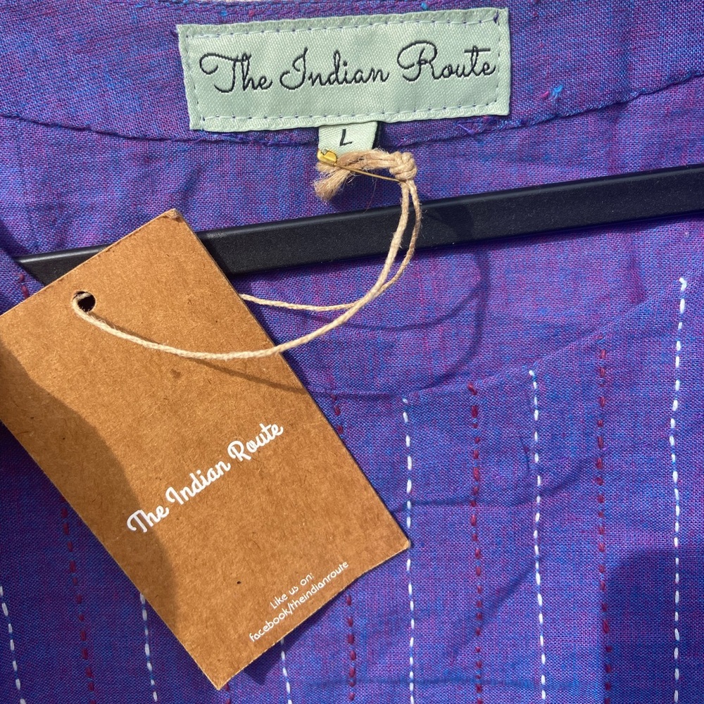 💗NWT- The Indian Route - Indian dress - purple.